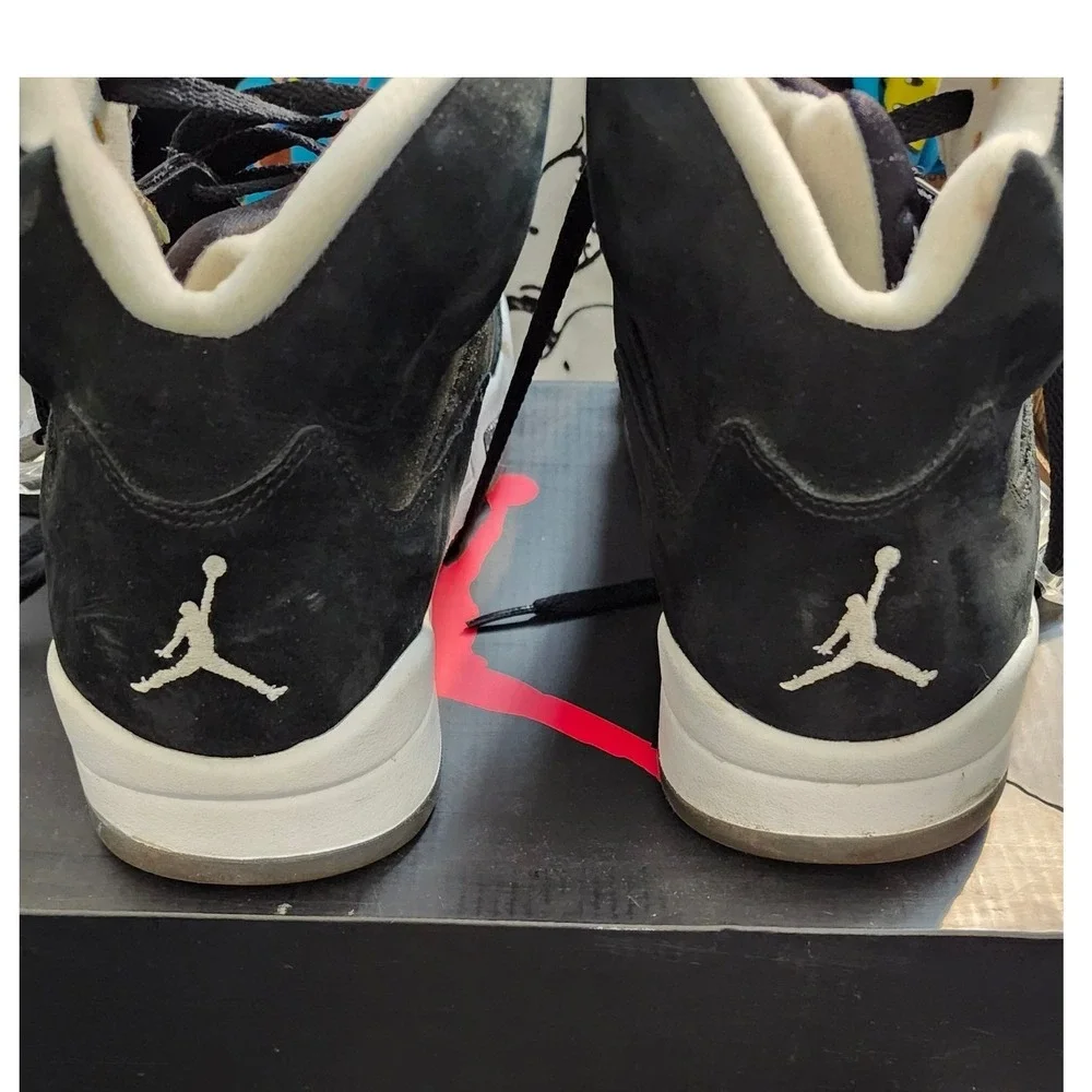 Air Jordan 5 Retro Oreo Black Cool Grey White 136027-035 Mens Size 11 Sneakers